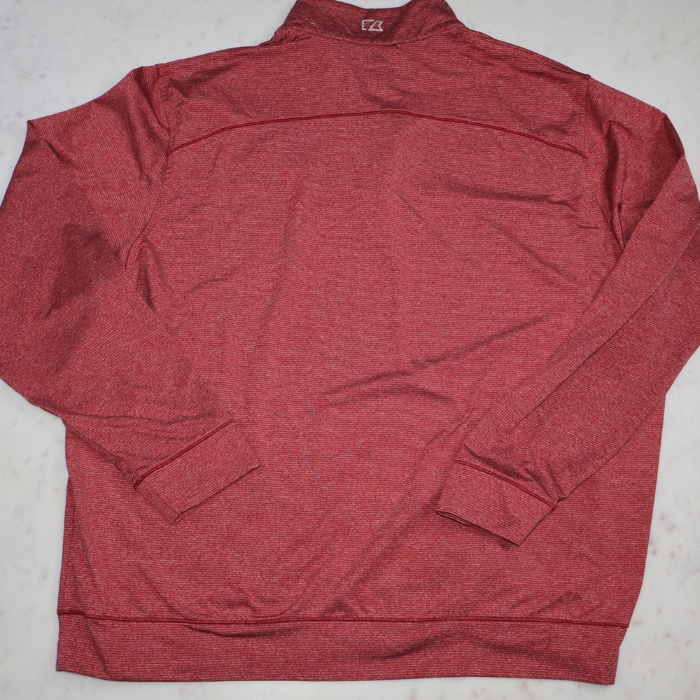 Cutter & Buck Catholic University Red Space Dye 1/4 Zip Pullover XXL - Picture 10 of 10